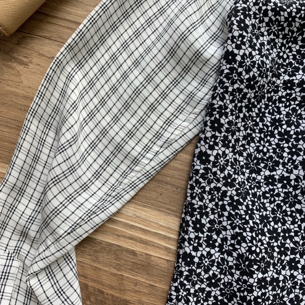 Contrast Pattern Button Down - image 4